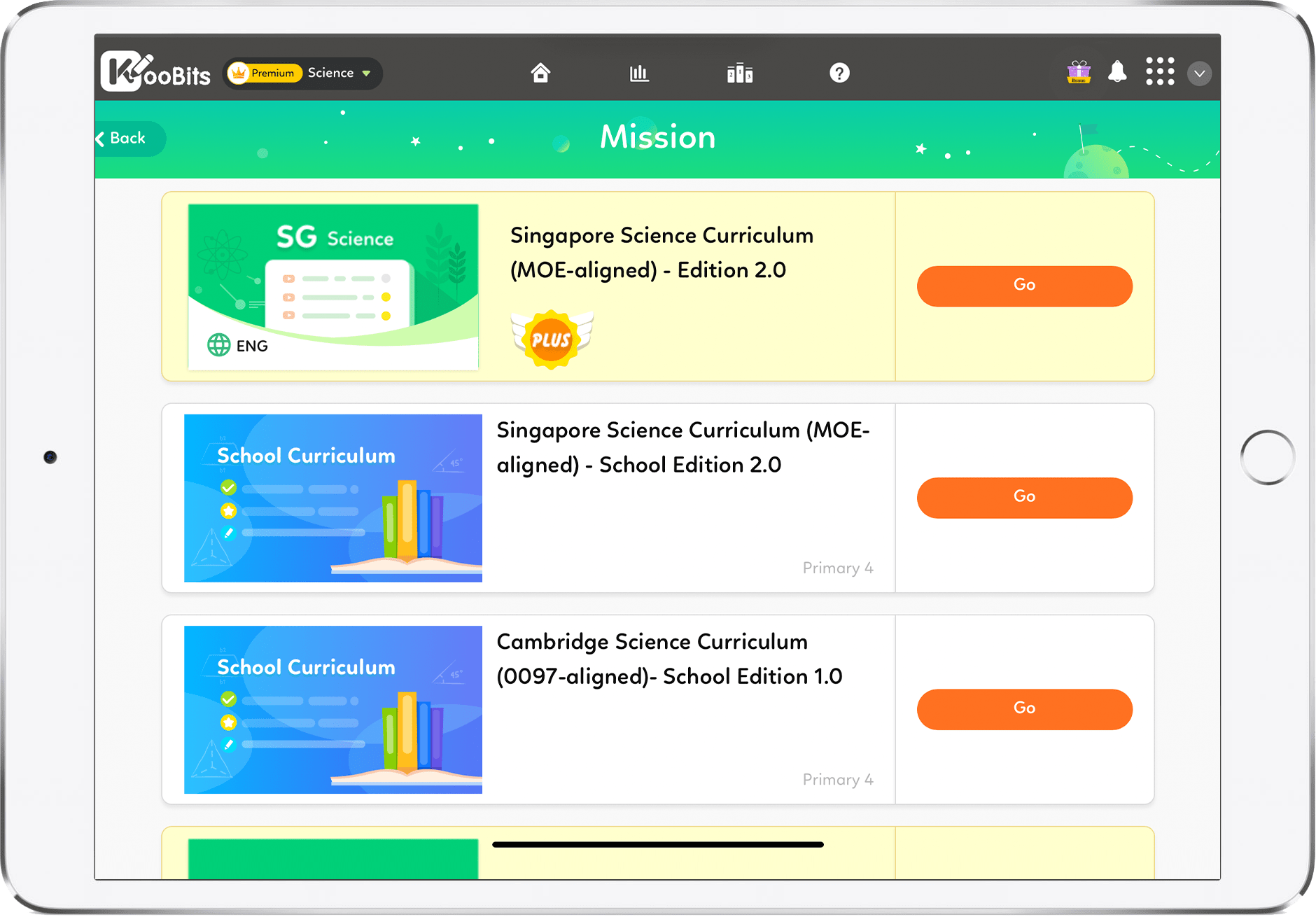 Science - Mission Dashboard -02