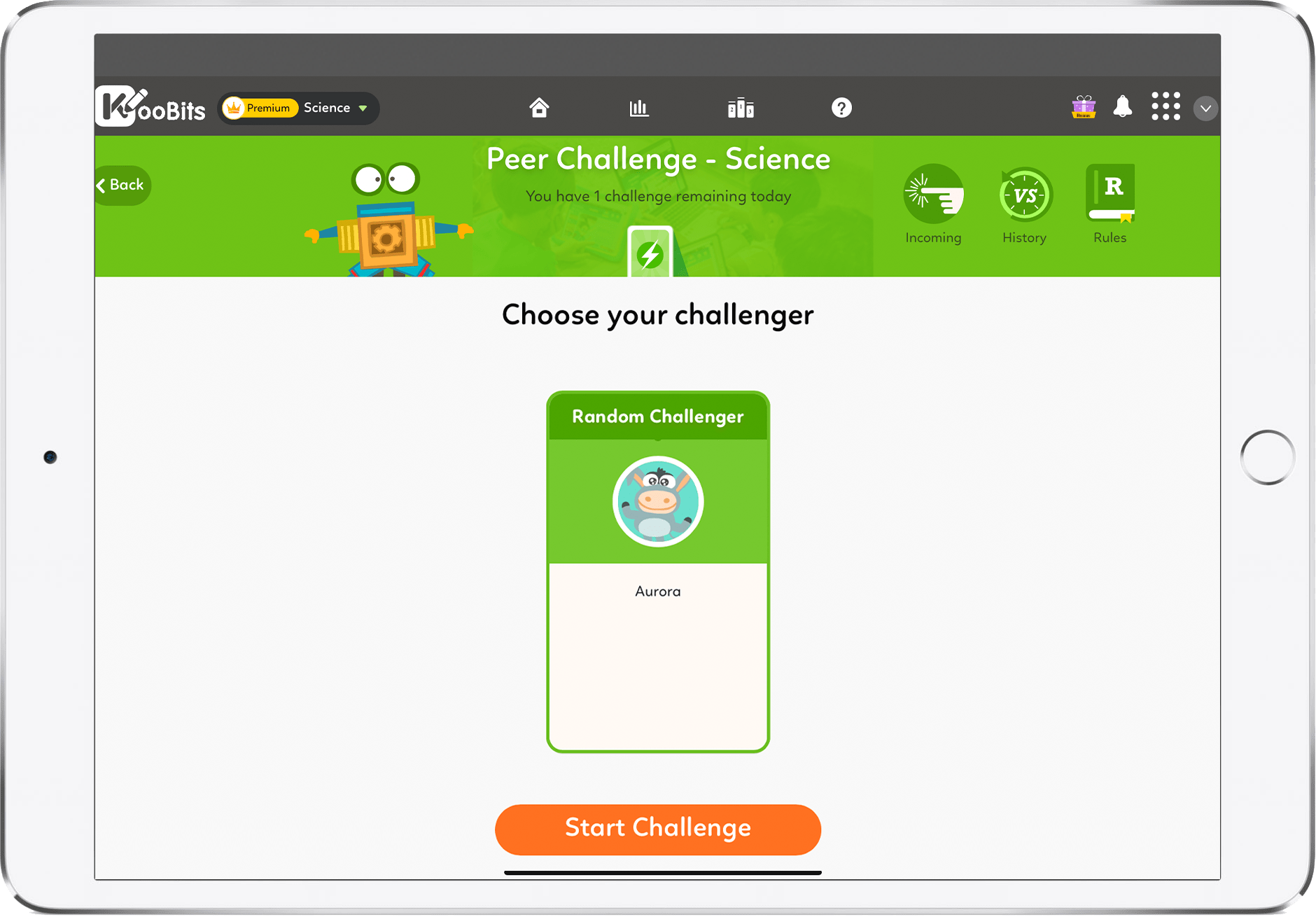 Science - Peer Challenge