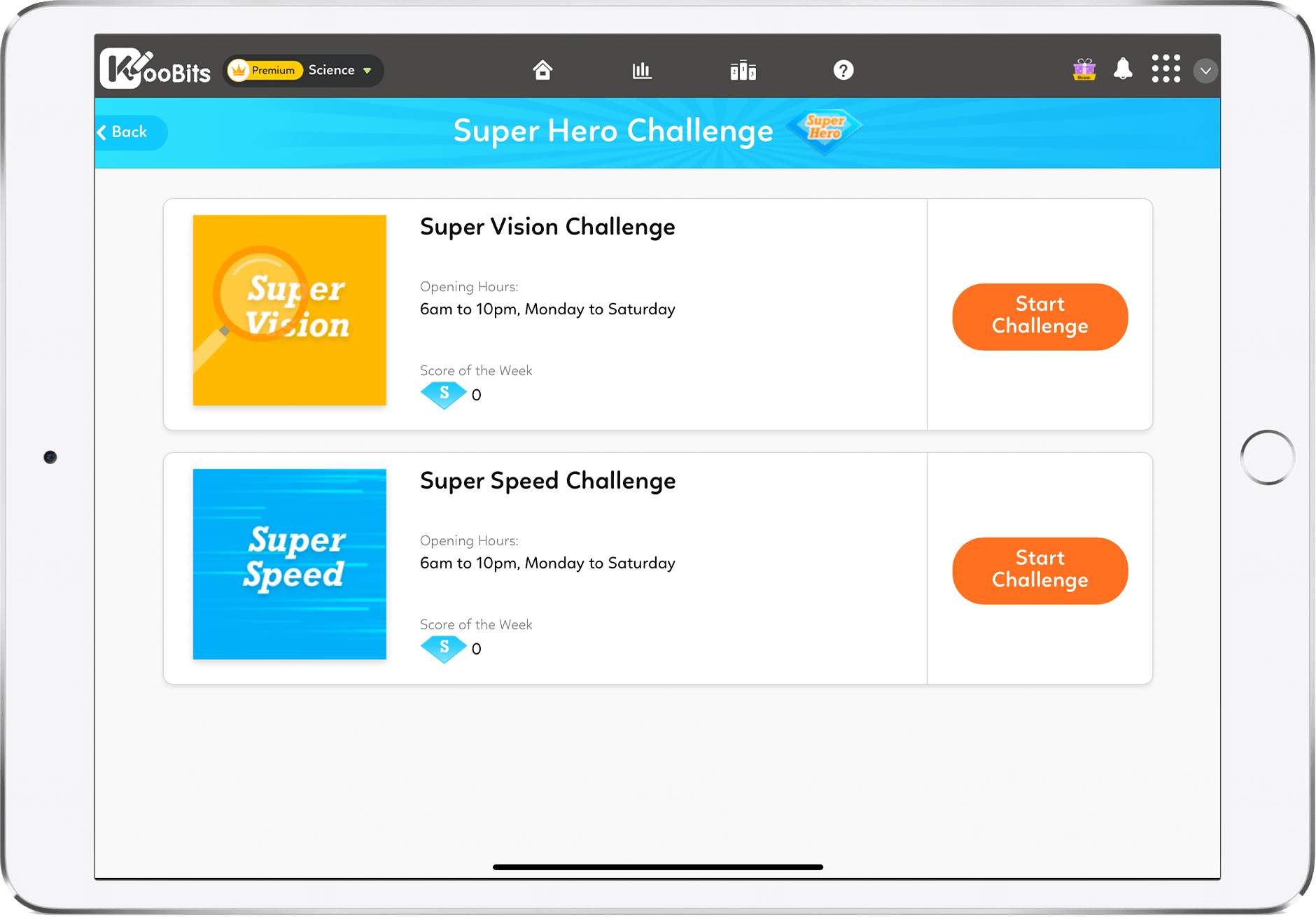 Science - Super Hero Challenge